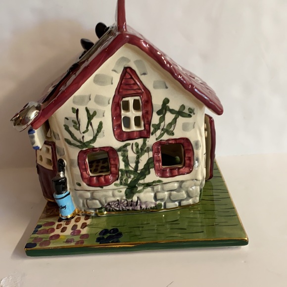 Vintage 2002 Blue Sky Clay Doctors Office meant at tea lite candle. - Picture 2 of 14